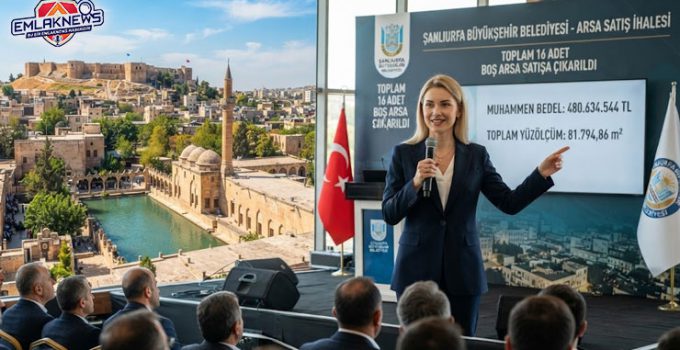 Şanlıurfa’da toplam 81 bin 794 metrekarelik 16 arsa satışa çıktı