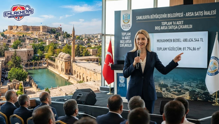 Şanlıurfa’da toplam 81 bin 794 metrekarelik 16 arsa satışa çıktı