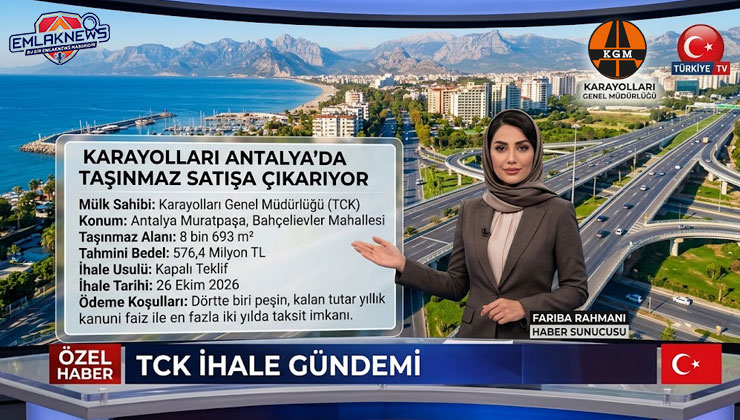 Antalya’da 576 milyon liralık satış! Karayolları arsayı ihaleye çıkardı