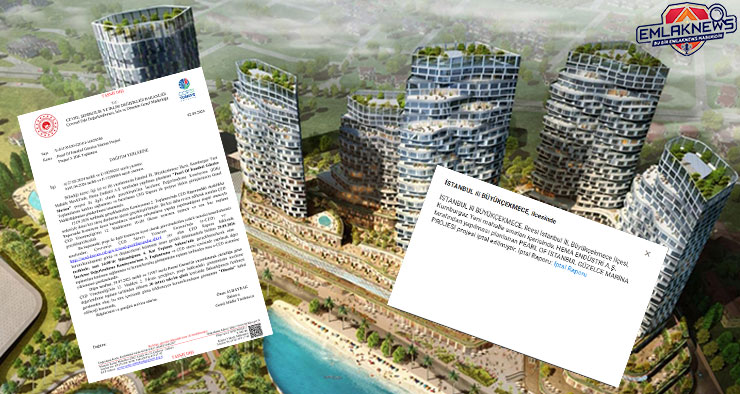 Hema’nın 963 milyon TL’lik Pearl of İstanbul Güzelce Marina’sı iptal!
